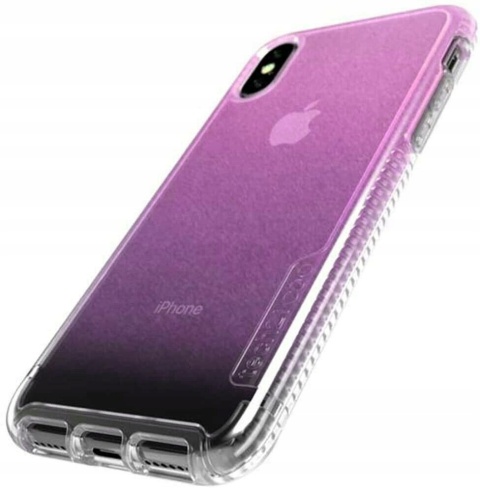 Etui tech21 iPhone Xr PureShimmer rozowy