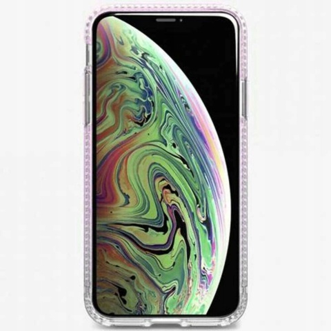 Etui tech21 iPhone Xr PureShimmer rozowy