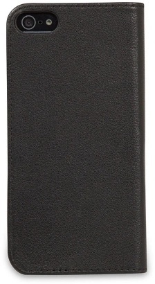 KNOMO Leather Folio iPhone SE/5S czarne