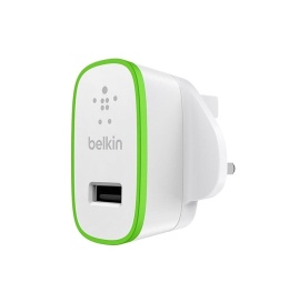 Ładowarka ścienna Belkin Home Charger biała 12W wtyczka UK