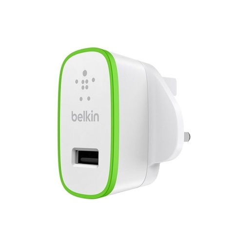 Ładowarka ścienna Belkin Home Charger biała 12W wtyczka UK