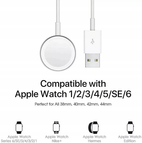 Apple oryginalny Przewód do ładowania Apple Watch podłączany magnetyczny