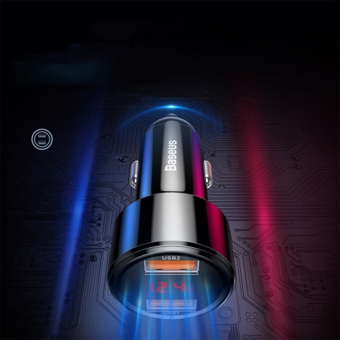 BASEUS Ładowarka samochodowa 30W Fast