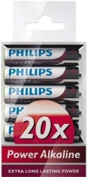 Bateria alkaliczna Philips AAA (R3) 20 szt.