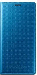 Etui Flip Cover Samsung S5 mini niebieski