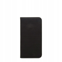 Etui Knomo Leather Folio Case iPhone X czarne
