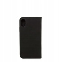 Etui Knomo Leather Folio Case iPhone X czarne