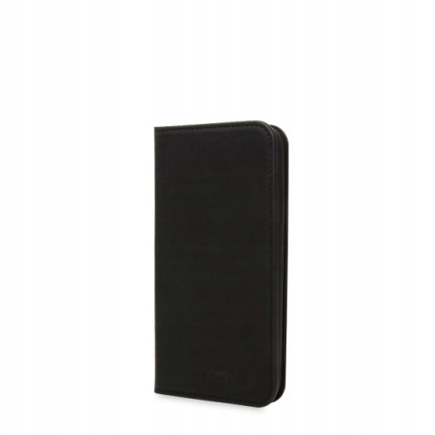 Etui Knomo Leather Folio Case iPhone X czarne