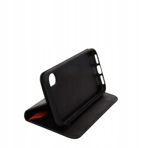 Etui Knomo Leather Folio Case iPhone X czarne