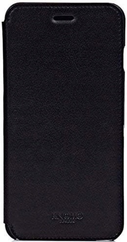 Etui Knomo Leather Folio do iPhone'a 6 Plus - czarne