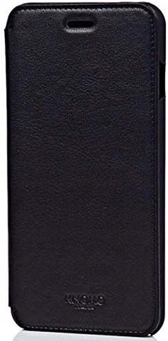 Etui Knomo Leather Folio do iPhone'a 6 Plus - czarne