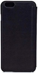 Etui Knomo Leather Folio do iPhone'a 6 Plus - czarne
