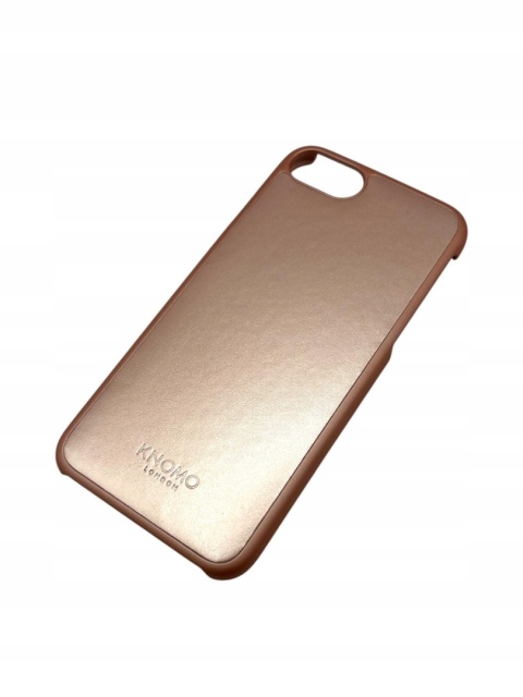 Etui Knomo Leather Snap On iPhone 6/6s beżowe