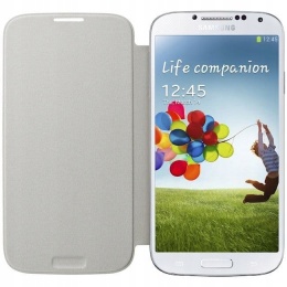 Etui Samsung Galaxy S4 Flip Cover białe