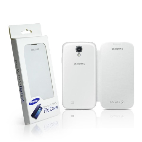 Etui Samsung Galaxy S4 Flip Cover białe