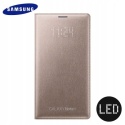 Etui Samsung LED Flip Wallet Galaxy Note4 złoty brąz