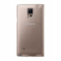 Etui Samsung LED Flip Wallet Galaxy Note4 złoty brąz
