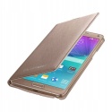 Etui Samsung LED Flip Wallet Galaxy Note4 złoty brąz