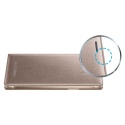 Etui Samsung LED Flip Wallet Galaxy Note4 złoty brąz