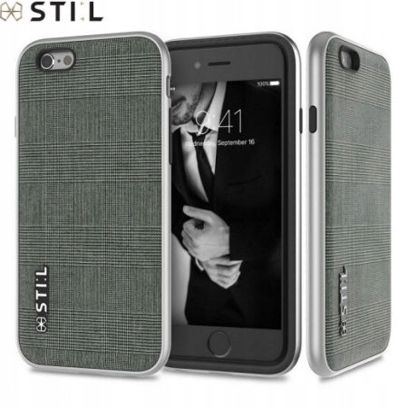 Etui materiałowe STIL Mind Gentleman iPhone 6S / 6 Glen Check - Szare