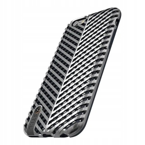 Etui plecki Kaiser Targa Ochronne Etui na iPhone 6S / 6 Srebrny/Granatowy