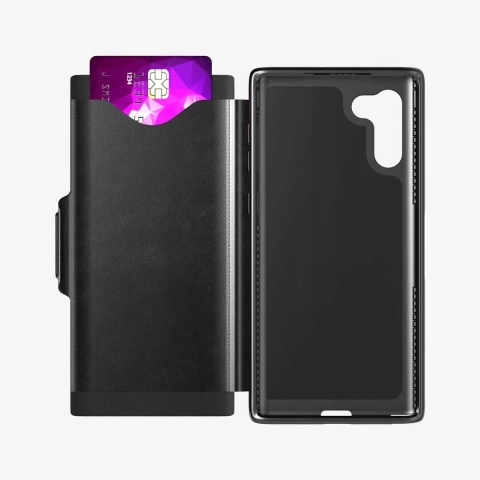 Etui portfelowe czarne do Samsung Galaxy Note 10