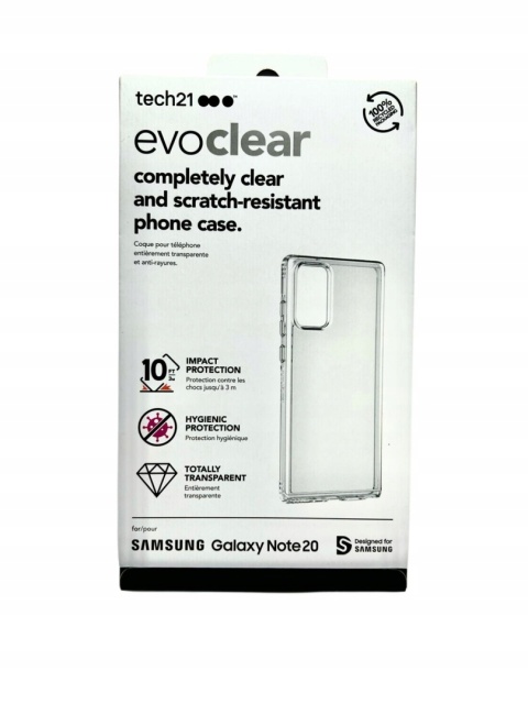 Etui tech21 EvoClear Samsung Galaxy Note 20