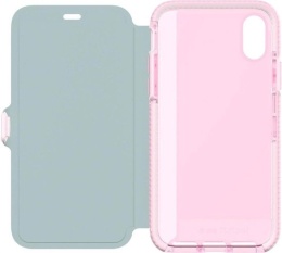 Etui tech21 EvoWalletyt iPhone X różowe