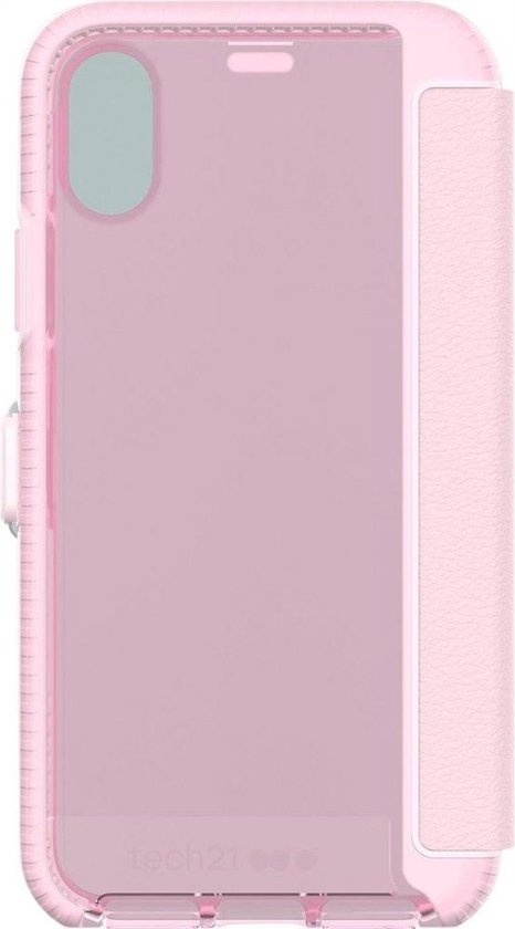 Etui tech21 EvoWalletyt iPhone X różowe