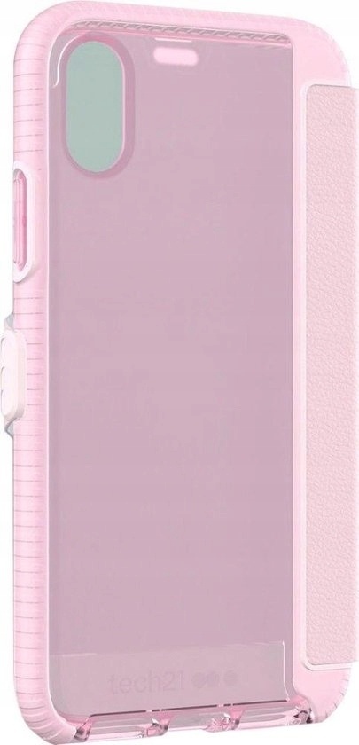 Etui tech21 EvoWalletyt iPhone X różowe