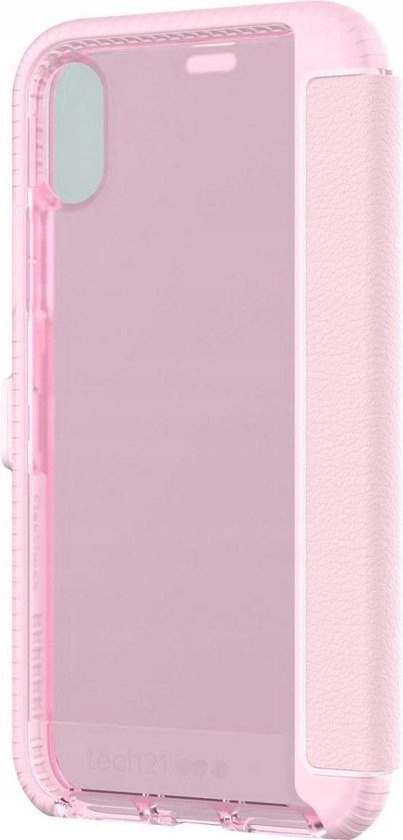 Etui tech21 EvoWalletyt iPhone X różowe