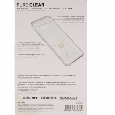 Etui tech21 PureClear Samsung Galaxy S8+