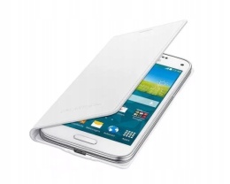 Etui z klapką Samsung do Samsung S5 MINI biały