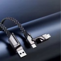 Kabel Denmen USB - USB typ C / microUSB / Lightning 1 m