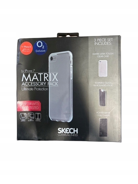 SKECH Crystal Zestaw Akcesoriów iPhone 8