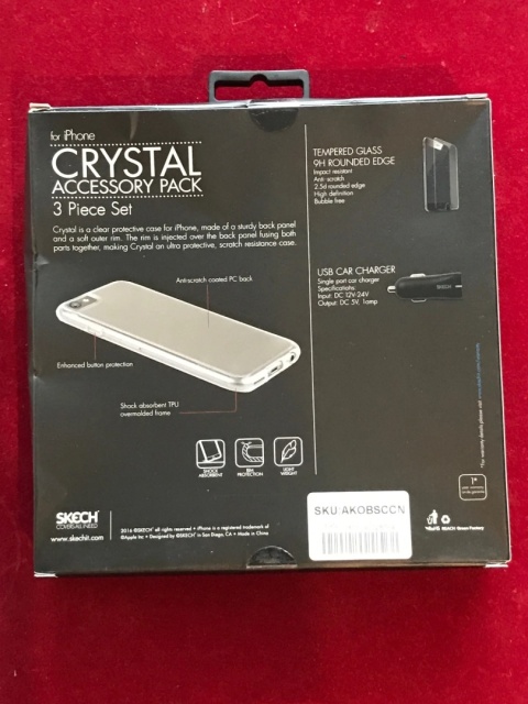 SKECH Crystal Zestaw Akcesoriów iPhone 8