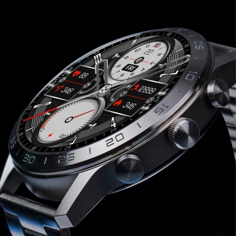 SMARTWATCH ZEGAREK POLSKIE MENU ROZMOWY SPORT SMAR