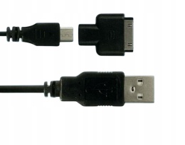 Uniwersalny kabel do transmisji danych Micro USB O2 Czarny