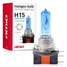 AMIO Żarówka LED samochodowa H15 12V/15/55W