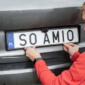 AMiO Ramka tablicy rejestracyjnej kamera HD-420