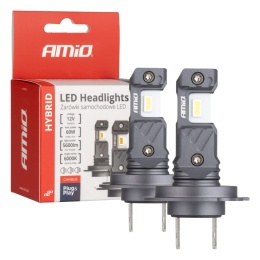 AMiO Żarówka LED Hybrid H7/H18 60W 6000k