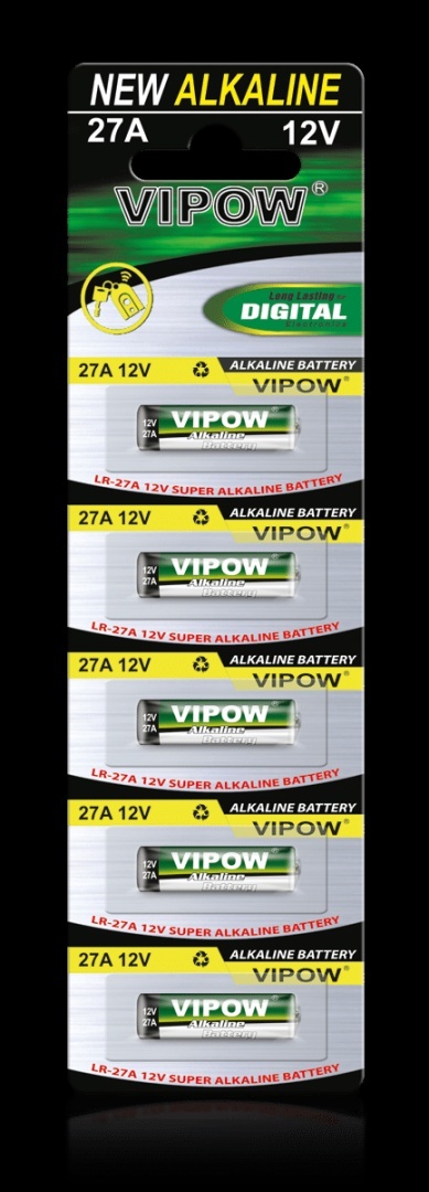 Baterie alkaliczne VIPOW LR27A 50szt