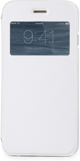Etui Skech SlimView Series Caller ID View Book Style Cover do iPhone'a 6, 4,7 cala (białe)