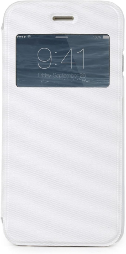 Etui Skech SlimView Series Caller ID View Book Style Cover do iPhone'a 6, 4,7 cala (białe)
