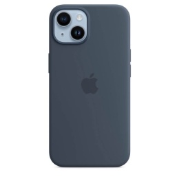 Etui iPhone 14 Silicone MagSafe Storm Blue