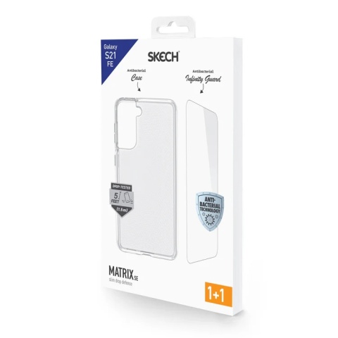 Etui ochronne z folia ochronna do Samsung Galaxy S21 FE