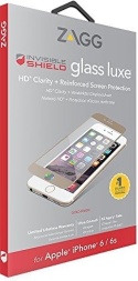 InvisibleSHIELD Glass Luxe Full Screen do iPhone 6, złoty