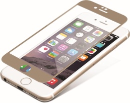 InvisibleSHIELD Glass Luxe Full Screen do iPhone 6, złoty