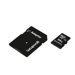 Karta pamieci GoodRam 64GB+adapter class 10 UHS-I M1AA0640R12