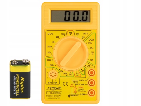 Miernik cyfrowy dt830buz xtreme